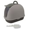 Yes4pets Cat Toilet Litter Box  Portable Hooded Tray House With Scoop And  Handle Brown