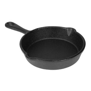Olympia Mini Round Pan Cast Iron 115mm Cookware Serving Dish