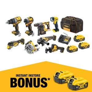 DeWALT 18V XR 5.0Ah 8 Piece Combo Kit DCZ801P3-XE
