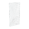 ProtectorAl 300-1200 x 1201-2400mm Pearl White Palm Unframed Solid Aluminium Decorative Panel