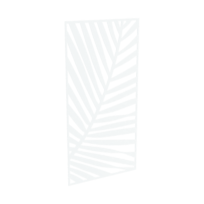 ProtectorAl 300-1200 x 1201-2400mm Pearl White Palm Unframed Solid Aluminium Decorative Panel