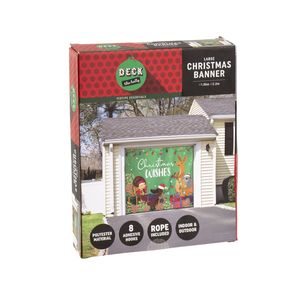 Deck The Halls Large Christmas Aussie Banner