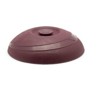 Kh Moderne Plate Cover Insulated Burgundy Polypropylene Polyurethane 12 Pack