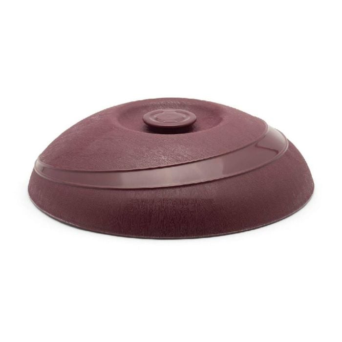 Kh Moderne Plate Cover Insulated Burgundy Polypropylene Polyurethane 12 Pack