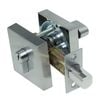 Miles Nelson Satin Chrome Square Brushed Single Cylinder Deadbolt