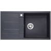 SINX Black Noir Single Bowl And Drainer Sink 860L
