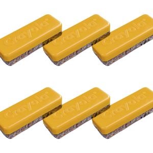 6x Crayola School Office Chalkboard Chalk Dusting Duster/eraser Stationery 3+