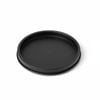 Black Round Decorative Tray for Coffee Table, Vanity, or Bathroom - 30 cm