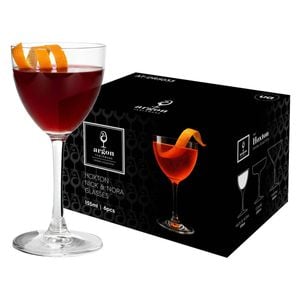 Argon Tableware Hoxton Crystal Nick & Nora Glasses - 155ml - Pack Of 48