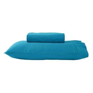 Bloomington 280TC 50% Polyester 50% Cotton Sheet Set Single Peacock