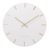 One Six Eight London  LUCA White 60cm Silent Wall Clock