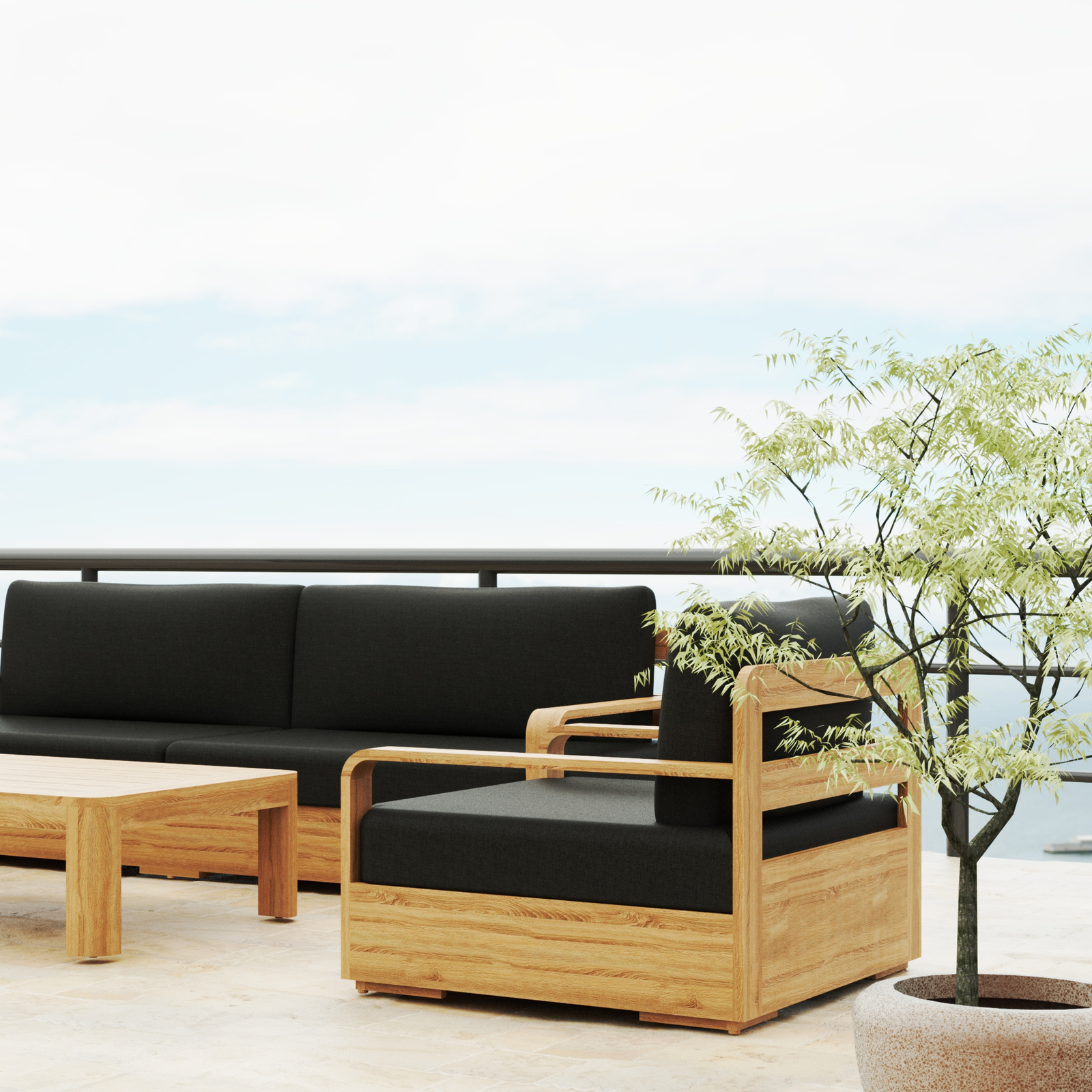 Mimosa Modular Mimosa Corsica Seater Lounge Cordoba Bunnings