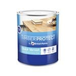 Timber Protect 1L Clear Matt Water Based Interior Quick Varnish