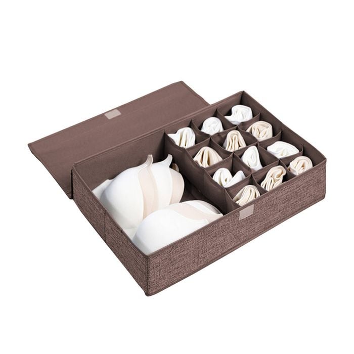SOGA Coffee Flip Top Storage Box