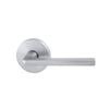 Schlage Brushed Satin Chrome Medio Plus Series Alba Dummy Lever with QuickFix