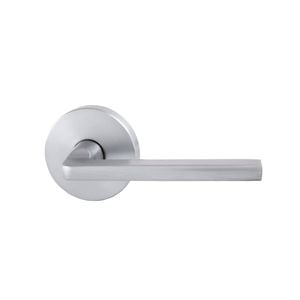 Schlage Brushed Satin Chrome Medio Plus Series Alba Dummy Lever with QuickFix