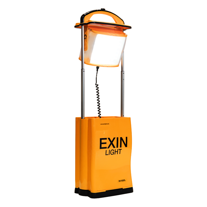 ExinLight IN1600L - 1600 Lumen Lead Acid Battery Operated LED Portable Work Light