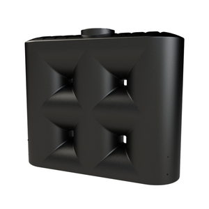 Melro Tanks 3000L Black Slimline 3100 Poly Water Tank