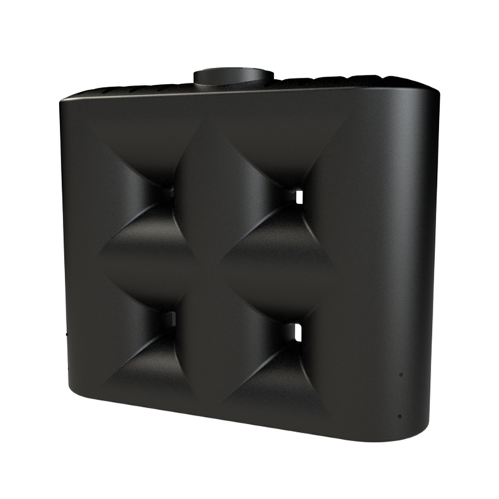 Melro Tanks 3000L Black Slimline 3100 Poly Water Tank