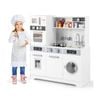 Costway Kids Play Kitchen Chef Pretend Cooking Toy Set Boys Girls