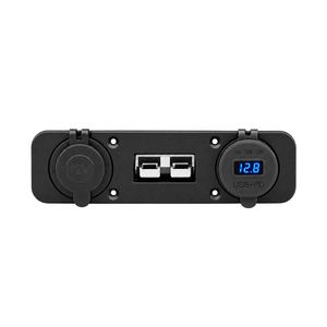 Exotronic 50A Anderson, Cig, USB & USB-C Socket Flush Mount Panel