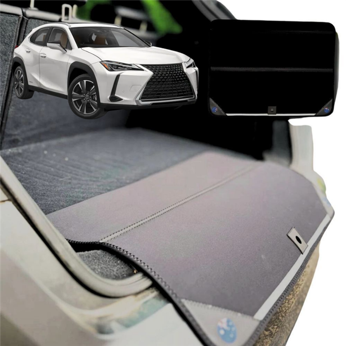 Rear Cargo Boot Bumper Protector for Lexus UX 2021 - Current 10R, 15R - XL (98 x 55) - Black