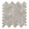 Decor8 280 x 280 x 10mm Herringbone Cinder Marble Mosaic Tile - Pack of 5