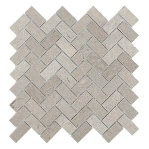 Decor8 280 x 280 x 10mm Herringbone Cinder Marble Mosaic Tile - Pack of 5