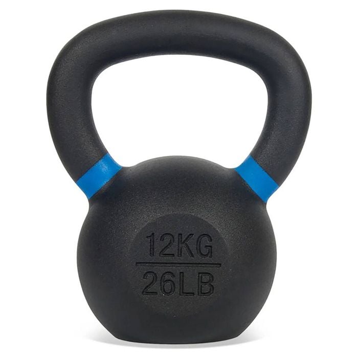 Premium Cast Iron Kettlebell Weightlift Home Gym Workout Exercise 12kg