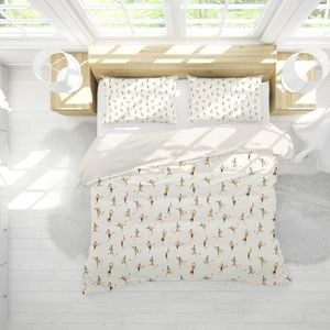 3D Creamy White Football Soccer Player Quilt Cover Set Bedding Set Pillowcases 182