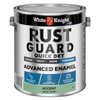 White Knight 4L Accent Satin Rust Guard Quick Dry Advanced Enamel Paint