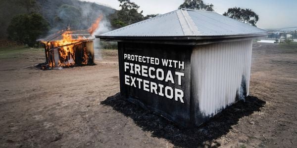 FIRECOAT - Graphic - Brand page - firecoat_sidebyside_huts