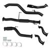 Ignite Exhausts Turbo Back for Holden RC Colorado 3L 3" Cat & Hotdog Black Aluminised Steel