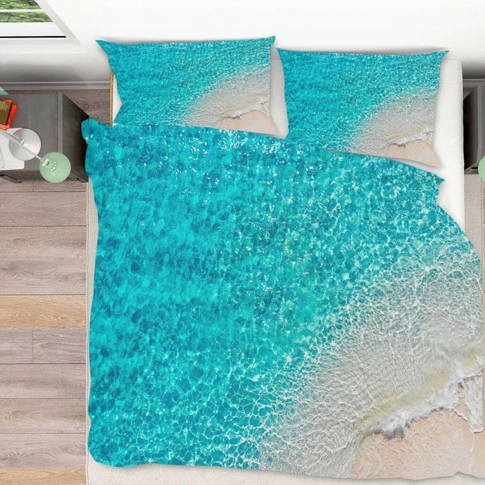 3D Blue Sea 258 Bed Pillowcases Quilt Queen Size