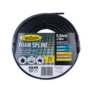 Cyclone 5.0mm x 30m Pro Foam Spline