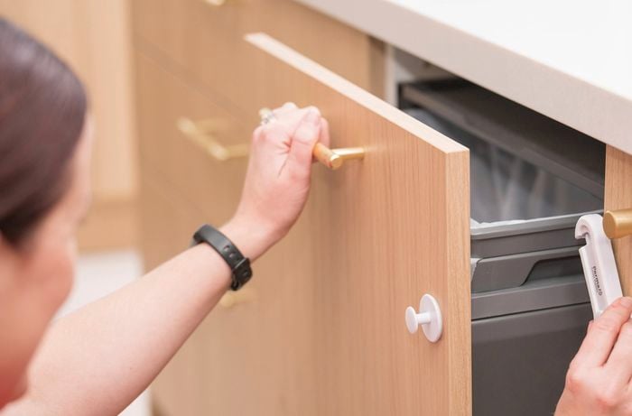 Secure cupboards and drawers with safety locks
