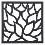 Matrix 575 x 575mm Charcoal Lotus Wall Art