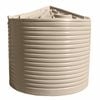 Clark Tanks 13600L Round Poly Water Tank - Beige