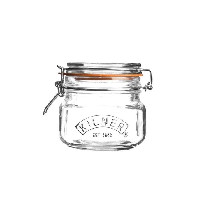 Square Clip Top Jar 500ml 11x11.5x13cm Kilner
