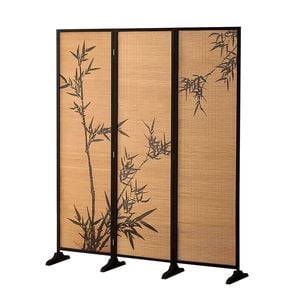 Lauft 3 Panel Room Divider Screen Partition Privacy Fold Dividers Wood Stand