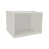 Kaboodle Customisable Microwave Open Shelf 460x400-499mm White Pepper