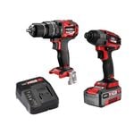Ozito PXC 18V Brushless Hammer Drill And Impact Driver Kit PXBHIK-400