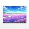 Field Of Purple Flowers  Print 100% Australian Made 90 x 60cm  (Stretched)
