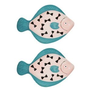 2PK LVD Lily Ceramic 30.5cm Fish Plate/Decorative Dish Tableware