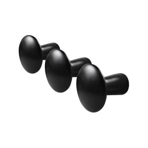 Adoored Black Circle Deco Hook - 3 Pack