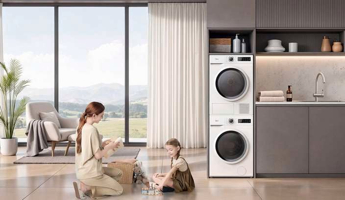 Midea - SBS - Midea_Laundry_110_Series_Lifestyle - Brand Page