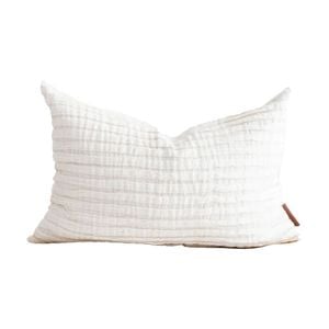 Huxford Grove The Airlie Cushion Rectangle 40x60cm - White