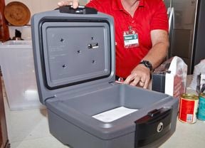 A waterproof/fireproof safe.