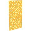 ProtectorAl 300-1200 x 1201-2400mm Dark Yellow/Gloss White Large Leaf Unframed Composite Deco Panel