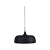 Oriel Lighting Malt 48cm Scandustrial Designed Pendant - Black 48cm